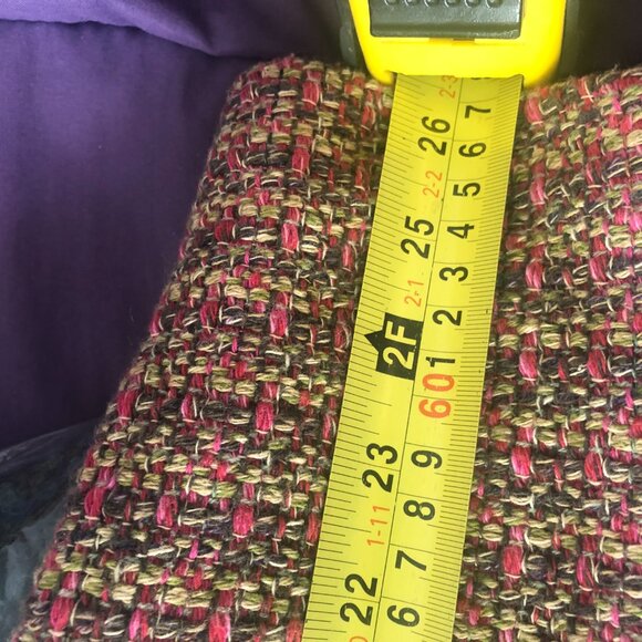 Colorful Long sleeve tweed blazer size S - Picture 9 of 9